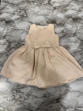 Carter’s Metallic Cream Dress